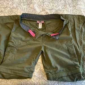 REI Girls Hiking Pant Zip Off Shorts Size L 14/16